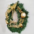 thumbnail image 4 of 30cm Artificial Christmas Wreaths with Bowknot, Berries, Jingle Bell, Christmas Ball, Christmas Decoration for Front Door, Wall, Window A11, 4 of 5