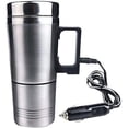 thumbnail image 1 of Electric Thermos, 12V Car Electric Kettle Stainless Steel Travel Mug, Electric Kettle for Car - Co[H916], 1 of 4