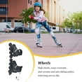 thumbnail image 1 of Patins à Roues Alignées Réglables pour Femmes, Haute Élasticité, Résistants à l'Usure, pour Garçons et Filles, Débutants, Patins à Roulettes, Chaussures de Patinage Antichoc, Filles Débutantes, Noir/m, 1 of 8
