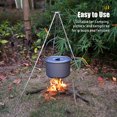thumbnail image 3 of BBQ Tripod Frame with Chain and Hook Storage Bag Adjustable Height Camping Tripod Stand for, 3 of 8