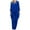 Blue, variant on Alkepwun Women's Chiffon Pant Suits 3 Pieces Outfit Lace Mother of The Bride Dress Sets Plus Size Tank Top Long Pants with Cardigan Sets for Wedding Guests Evening Party Gowns