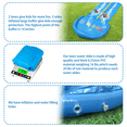 thumbnail image 6 of 32.8ft Long Pool/Grass Water Slide, Automatic Sprinkler Grass Water Slide, Safety Padding, Suitable for Pool Or Grass, 6 of 7