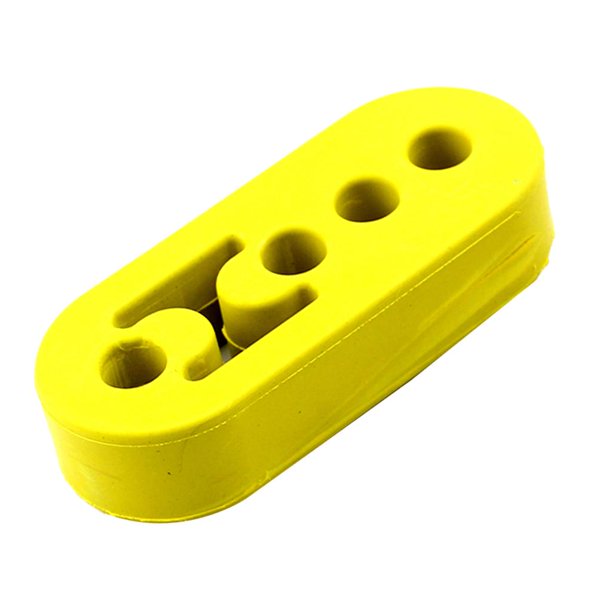 Colgador de goma para de coche, soporte aislante, montaje de buje, 4 agujeros, 12mm (0,47 pulgadas), tamaño de agujero Universal Amarillo kusrkot Buje del soporte de suspensión