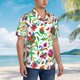 thumbnail image 3 of Balery Paisley Camisas hawaianas de manga corta para hombre, camisas playeras de corte holgado, camisas de vacaciones con botones,X-Large, 3 of 7