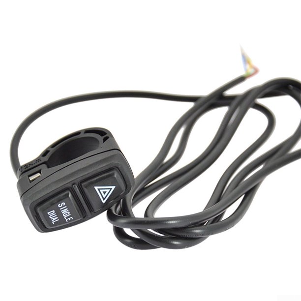 JSSH Single Dual Hazard Warning Indicator Switch For EBike Scooter