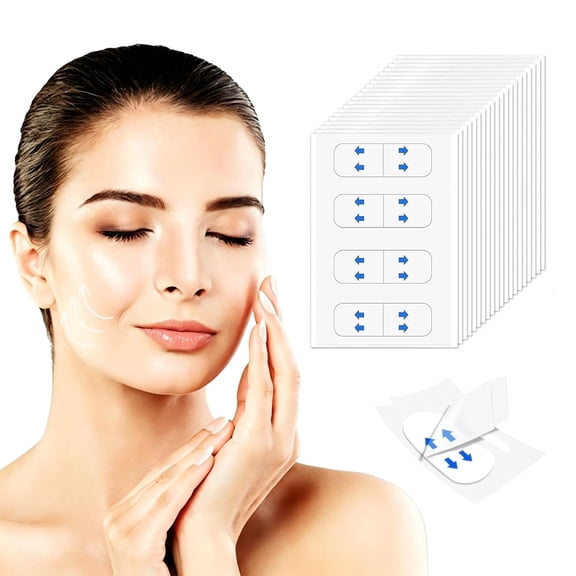 RAGUPEL 200Pcs Neck Tape Lifting Invisible,Face Lift Tape,Face Tape Lifting Invisible,Neck Lift Tape, Tightening Face Lifter Tape Facial Tape for Sagging Skin Double Chin Jowls Eyes Wrinkles Makeup