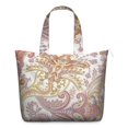 thumbnail image 1 of Chic Paisley Pattern Boho Weekender - Separate Pockets for Makeup & Documents, 1 of 5