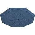 thumbnail image 3 of 29 1/8"OD x 2 1/4"ID x 1 1/8"P Spring Octagonal Ceiling Medallion (Fits Canopies up to 3"), Hand-Painted Americana, 3 of 6