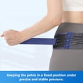 thumbnail image 2 of Velpeau Sacroiliac Si Joint Hip Belt for Men and Women, Breathable Anti-Slip Pelvic and Lower Back Support Brace - Pain Relief for Sciatica, Pelvis, Lumbar (Reg, Hip Size 28-37"), 2 of 9