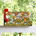 thumbnail image 3 of Yellow Wild Flower Mailbox Covers Little Grones with Floral Mailbox Cover Magnetic Rustic Wood Grain Mailbox Wraps for Farmhouse Waterproof Letter Post Box Cover Garden Yard Decor Outdoor, 3 of 6