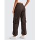 thumbnail image 2 of Pantalones cargo CRZ YOGA Lightweight para mujer Hot Fudge Brown, 2 of 5