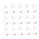 thumbnail image 5 of FUTUREORYY 50Pcs Silver Alloy Pendant Charms for DIY Jewelry Making and Cellphone Decorative Accessories, 5 of 8