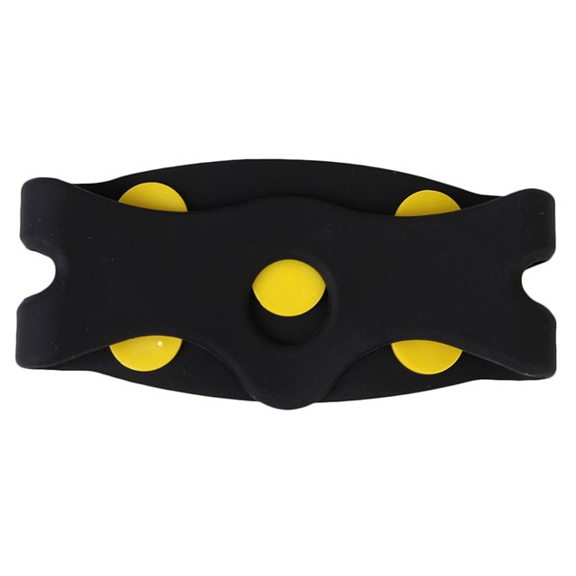 Crampones antideslizantes Sunnimix de Silicona con 5 puntas de acero para nieve negro