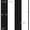 Black/White, variant on Yellow White 2" Stripes Poly Cotton Fabric - Sold By The Yard - 58" / 59"