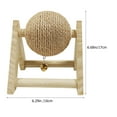 thumbnail image 3 of Cat Scratching Globe Toy Cat Scratcher Toy Cat Grinding Claw Toy Rabbit Chewing Toy, 3 of 6