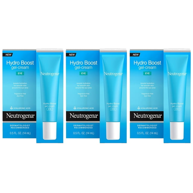 Crema para ojos Neutrogena Hydro Boost en gel, 15 ml (paquete de 3)