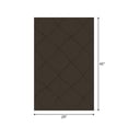thumbnail image 2 of Mainstays Indoor Modern Geometric Machine Tufted Dark Brown Accent Rug, 29'' x 45'', Machine Washable, Non-Skid Backing, 2 of 5