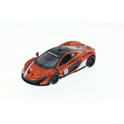 McLaren P1 with Prints, Orange - Kinsmart 5393DF - 1/36 Scale Diecast Model Toy Car