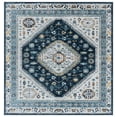 thumbnail image 2 of SAFAVIEH Bayside Sherwood Oriental Polyester Area Rug, Navy/Blue, 6'7" x 6'7" Square, 2 of 11