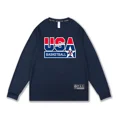 thumbnail image 3 of Camiseta para correr para hombre y mujer, transpirable, de secado rápido, para fitness, baloncesto, tiro, entrenamiento, ropa de ejercicio, camisetas deportivas para gimnasio, 3 of 5