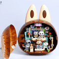 thumbnail image 4 of Kawaii Labubu The Monsters Forest Secret Base Series Building Blocks Toys Anime Labubu Assemble Model Toys Gifts, 4 of 5