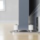 thumbnail image 3 of Adjable F Door Floor Guide Door Sliding Door Stop Floor Guide With Ing Double Wheel Stop (ur:silver) (1pcs), 3 of 5