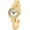 Gold-1, variant on Collections Japanese Quartz Women's 22mm Case Small Metal Cuff Bangle Watch
