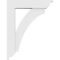 thumbnail image 3 of 3"W x 20"D x 26"H Standard Thorton Architectural Grade PVC Bracket with Traditional Ends, 3 of 11