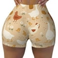 thumbnail image 2 of Picia Autumn and Thanksgiving Printed Workout Shorts for Women Seamless Scrunch Butt Lifting High Waisted Yoga Gym Booty Running Moisture-wicking Short Pants-X-Large, 2 of 9