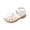 a-31White211, variant on FINALGANG Little Girls Adjustable Ankle Strap Rhinestone Floral Multi Thin Strap Open Toe Sandals Thick Flat Sole Summer Casual Princess Sandals Classic Shoes 5-5.5 Years