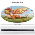 thumbnail image 2 of Cute Dragon Baby Washable Round Rug -Circle Area Rugs for Nursery Bedroom, Vintage Non Slip Non Shedding Low Pile Carpet for Living Room Coffee Table Entryway, 2 of 7