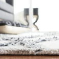 thumbnail image 4 of SAFAVIEH Casablanca Everitt Diamond Runner Rug, Ivory/Black, 2'3" x 9', 4 of 8