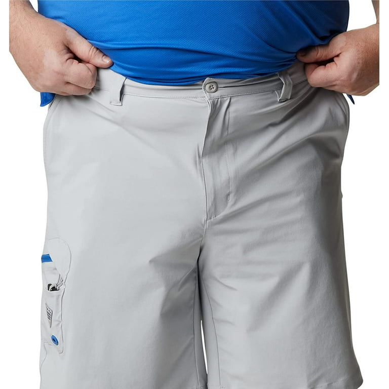 ★★Columbia★★ CU SIG LOGO REGULAR FIT OUTPOCKET SHORTS PA Columbia Men's Terminal Tackle Short, Cool Grey/Vivid Blue