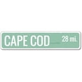thumbnail image 2 of Beach Location Mileage Novelty Decor, Metal Wall Sign - 4x18 Inches, 2 of 4