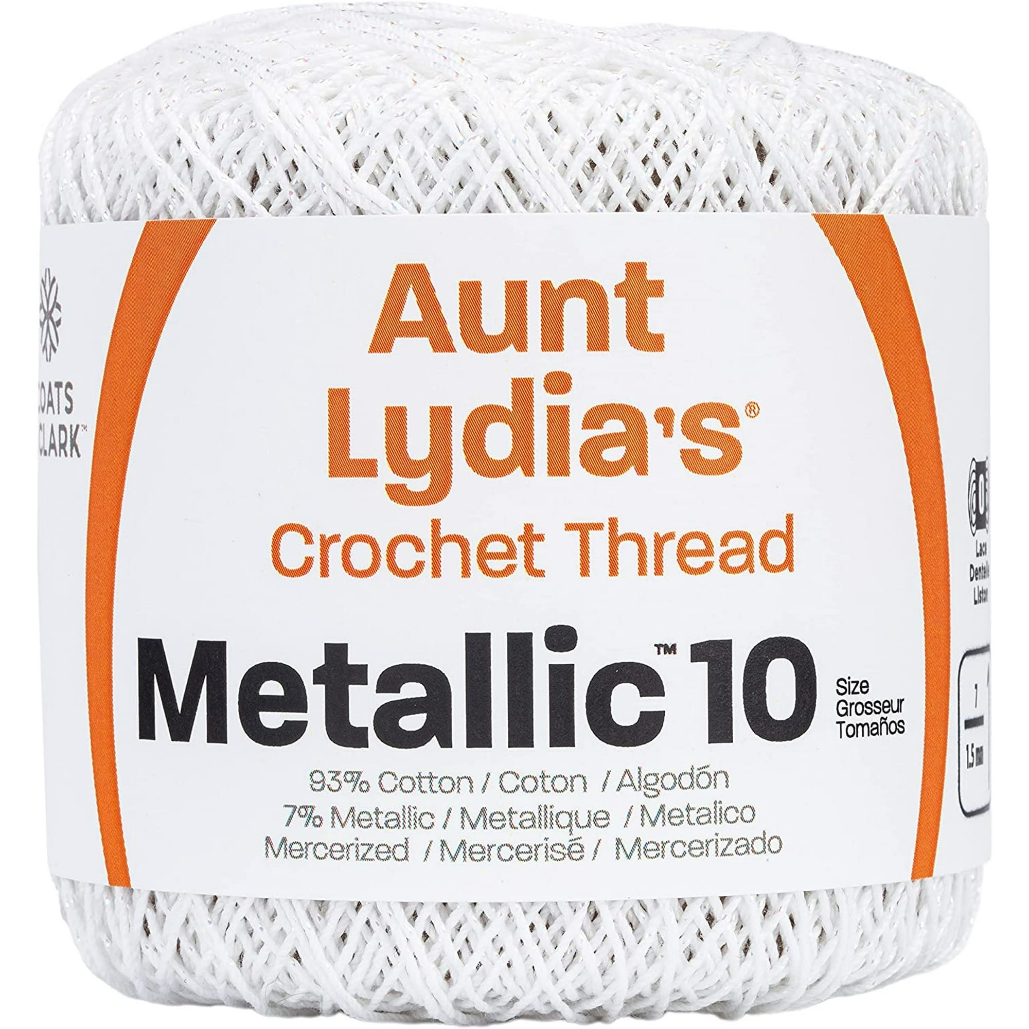 Aunt Lydia's Classic Crochet Thread Size 10 - Antique White