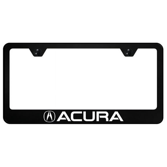 Acura Polycarbonate Notched License Plate Frame Official Licensed