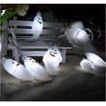 thumbnail image 3 of String Lights,20LED Halloween Lantern Decoration 2.2 Meters Milky Ghost Shape, 3 of 6