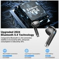 thumbnail image 3 of Wireless Earbuds Bluetooth Noise Cancelling for iPhone Android with  4 ENC Mic, Dual LED Display, 50H Playtime IPX7 Waterproof In Ear Headphones, Black, 3 of 8
