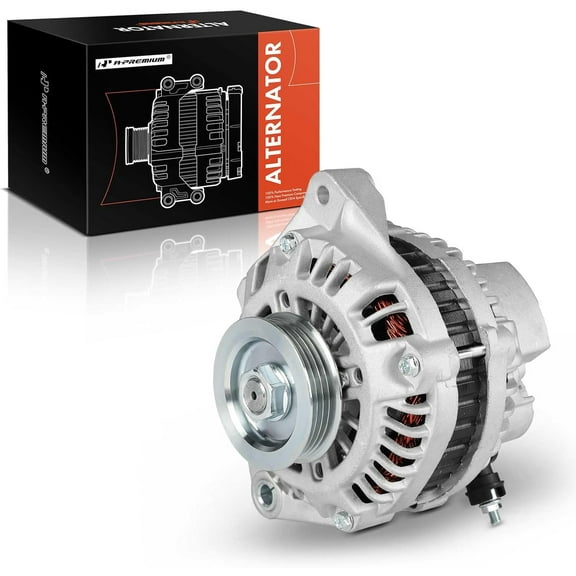 A-Premium Alternator Compatible with Honda Accord 1995 1996 1997, 2.7L, 12V 90A 4-Groove Pulley Clockwise, Replace# 31100P0GA02, 31100P0GA02RM