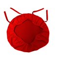 thumbnail image 1 of Funda para Cojín de Silla LA Linen Chiavari Paquete de 4 Rojo, 1 of 2