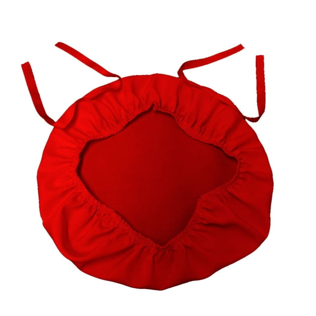 Funda para Cojín de Silla LA Linen Chiavari Paquete de 4 Rojo