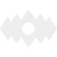 thumbnail image 4 of 18"W x 12"H x 4"ID x 5 1/2"C x 1"P Zoe Architectural Grade PVC Contemporary Ceiling Medallion, 4 of 11