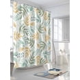 thumbnail image 3 of Fsddascl Leaf Shower Curtain Set - 72" x 78" Washable Bathtub Curtain with 12 Hooks, Retro Sage Green Multicolors Tree Branch Plant Waterproof Fabric Stall Shower Curtains for Bathroom/Bathtub Décor, 3 of 6