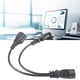 thumbnail image 4 of Cable Adaptador Divisor Tipo Y ANGGREK IEC320 C14 Macho a C13 Nema 5 15R Hembra 10A 250V, 4 of 8