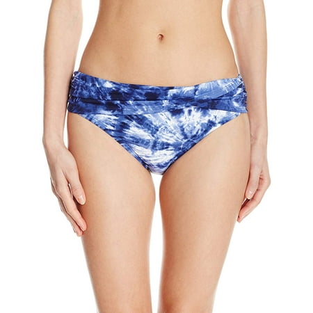 Bleu Rod Beattie Women's Sarong Hipster Bikini Bottom, Midnight Blue (14)