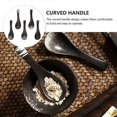 thumbnail image 5 of 5-piece Japanese soup spoon set, retro soup spoon, ceramic soup spoon, Chinese Asian ramen tableware, 5 of 5