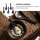 thumbnail image 5 of 5-piece Japanese soup spoon set, retro soup spoon, ceramic soup spoon, Chinese Asian ramen tableware, 5 of 5