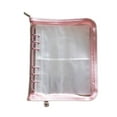 thumbnail image 4 of fenteer Jewelry Storage Book Gift Portable Dustproof Transparent Jewelry Storage Bag pink, 4 of 8
