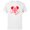White, variant on Disney Minnie Mouse Happy Cute Smiling Face Polka-Dot Bow - Short Sleeve Cotton T-Shirt for Adults - Customized-Black