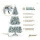 thumbnail image 3 of Arbol de Navidad Pino Navideño Frondoso Esquimal Nevado, 1.20m 380 Ramas, 3 of 6